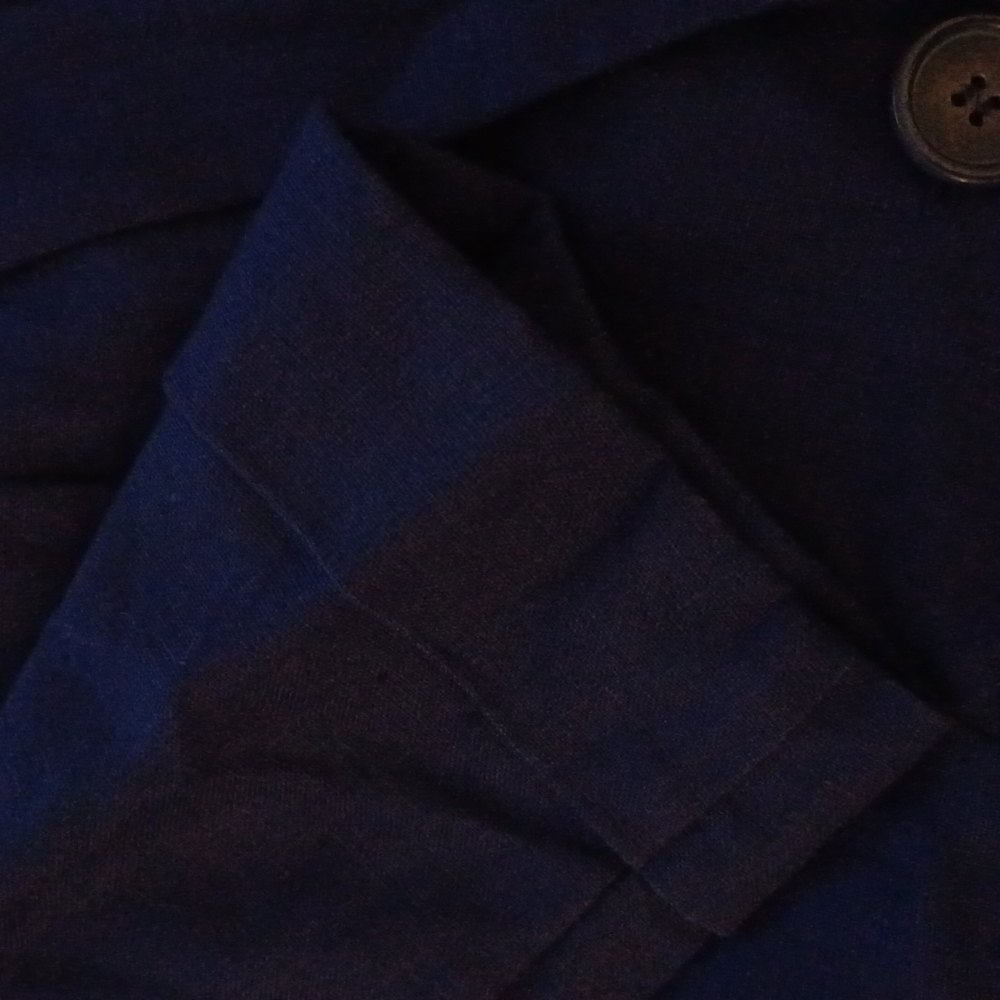 Chico's linen blazer. Royal blue. Chico's size 1. Medium, 8/10 new condition - Picture 4 of 7
